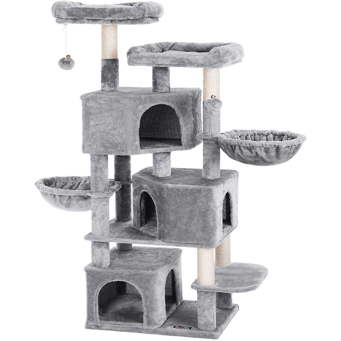 Nancy's Kattenboom met 3 kattengrotten - 164 cm - Kattenhuis - Krabpaal - Kattenboom - Katten Krabpalen
