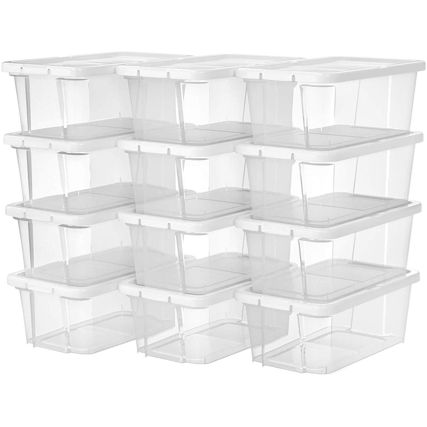 Nancy's Pragal Schoenendozen - Set van 12 - Opbergdozen - Opbergboxen - Transparant - PP